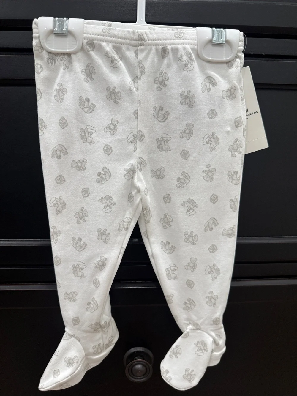 Ralph Lauren Baby Set Kimono and Pants Size 6-9 Months 100% Cotton